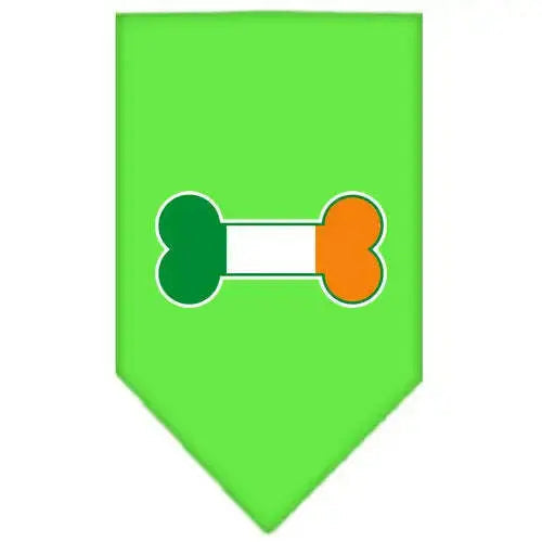 Bone-Flag-Ireland-Screen-Print-Bandana-Lime-Green-Small-GreatEagleInc-319344519