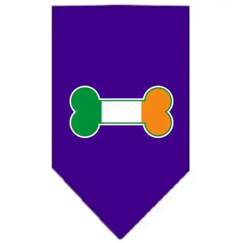 Bone-Flag-Ireland-Screen-Print-Bandana-Purple-Large-GreatEagleInc-319345544