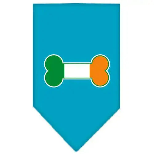 Bone-Flag-Ireland-Screen-Print-Bandana-Turquoise-Large-GreatEagleInc-319345363