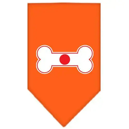 Bone-Flag-Japan-Screen-Print-Bandana-Orange-Large-GreatEagleInc-333823480