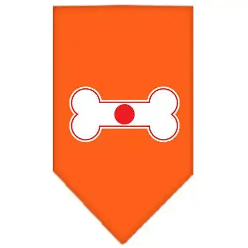 Bone-Flag-Japan-Screen-Print-Bandana-Orange-Small-GreatEagleInc-333822556