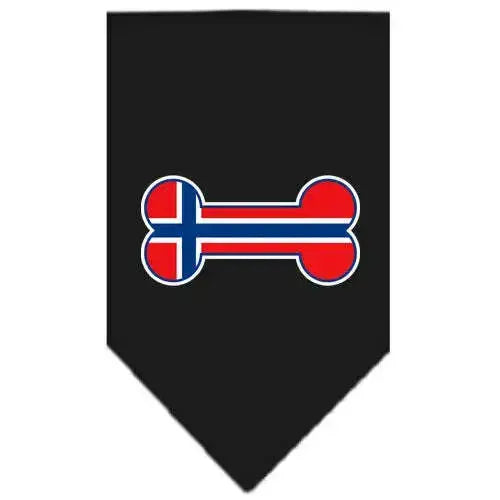 Bone-Flag-Norway-Screen-Print-Bandana-Black-Small-GreatEagleInc-319839924