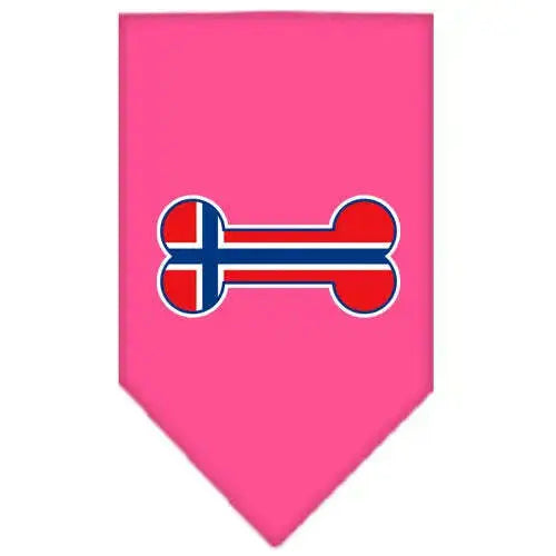 Bone-Flag-Norway-Screen-Print-Bandana-Bright-Pink-Large-GreatEagleInc-319840465