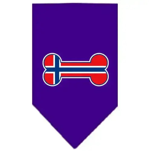 Bone-Flag-Norway-Screen-Print-Bandana-Purple-Large-GreatEagleInc-318532234
