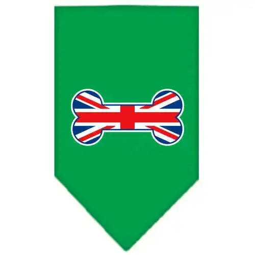 Bone-Flag-Uk-Screen-Print-Bandana-Emerald-Green-Small-GreatEagleInc-333942486