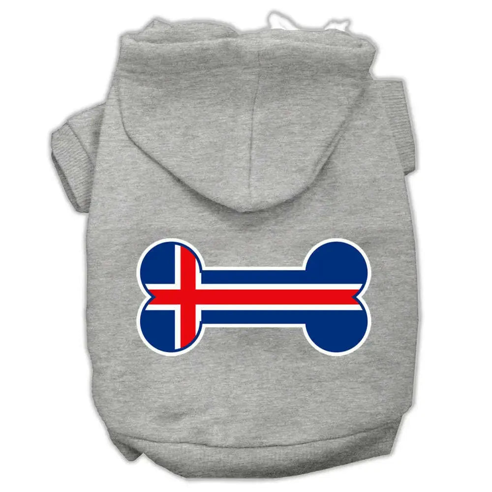 Bone-Shaped-Iceland-Flag-Screen-Print-Pet-Hoodies-Grey-L-GreatEagleInc-319436238