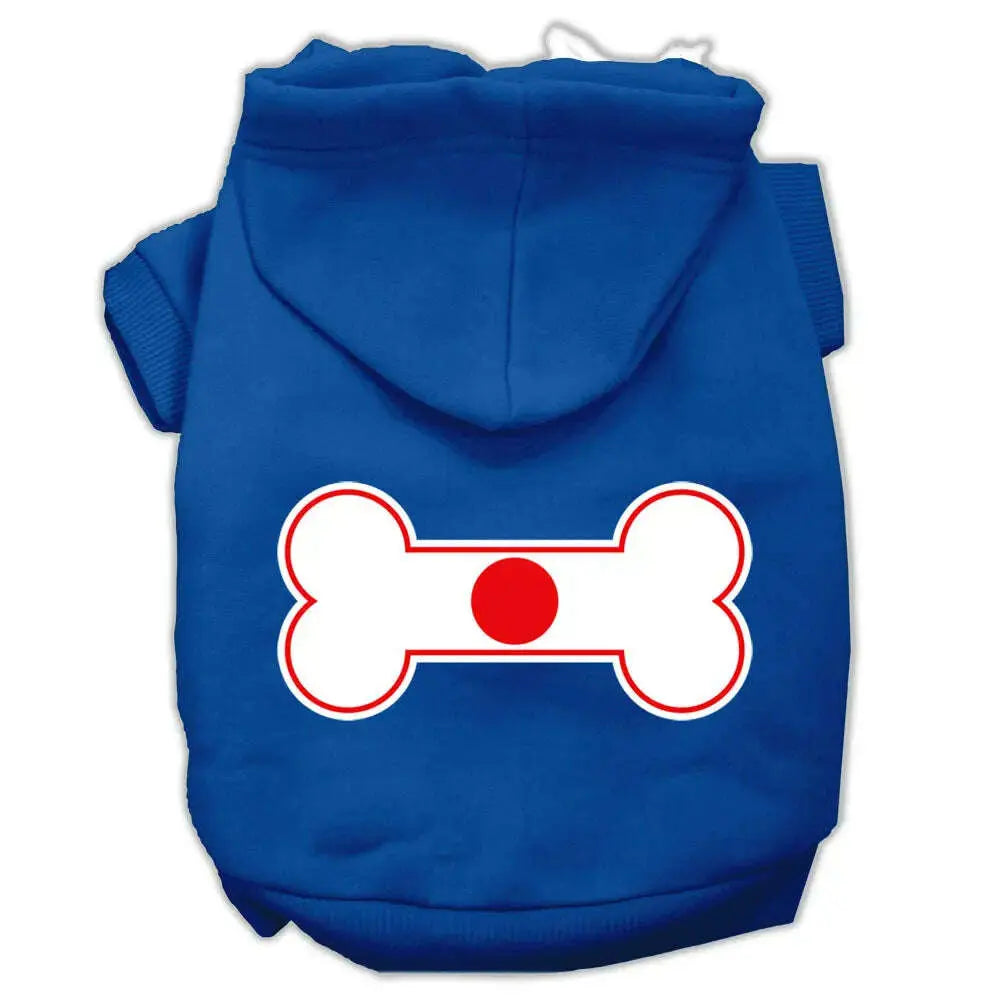 Bone-Shaped-Japan-Flag-Screen-Print-Pet-Hoodies-Blue-Xl-GreatEagleInc-333722090