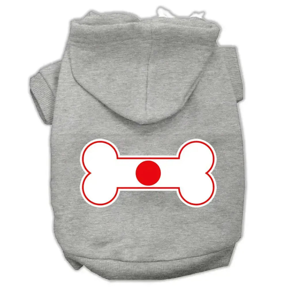 Bone-Shaped-Japan-Flag-Screen-Print-Pet-Hoodies-Grey-L-GreatEagleInc-318624791