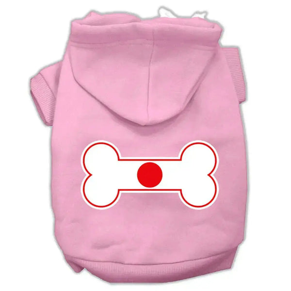Bone-Shaped-Japan-Flag-Screen-Print-Pet-Hoodies-Light-Pink-Size-Xs-GreatEagleInc-333721236