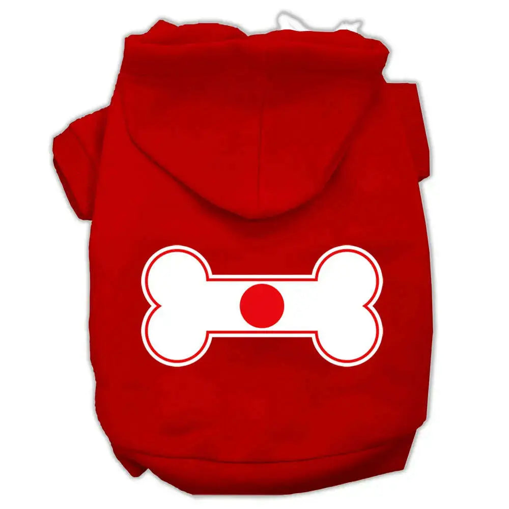 Bone-Shaped-Japan-Flag-Screen-Print-Pet-Hoodies-Red-Size-Xxxl-GreatEagleInc-333898440