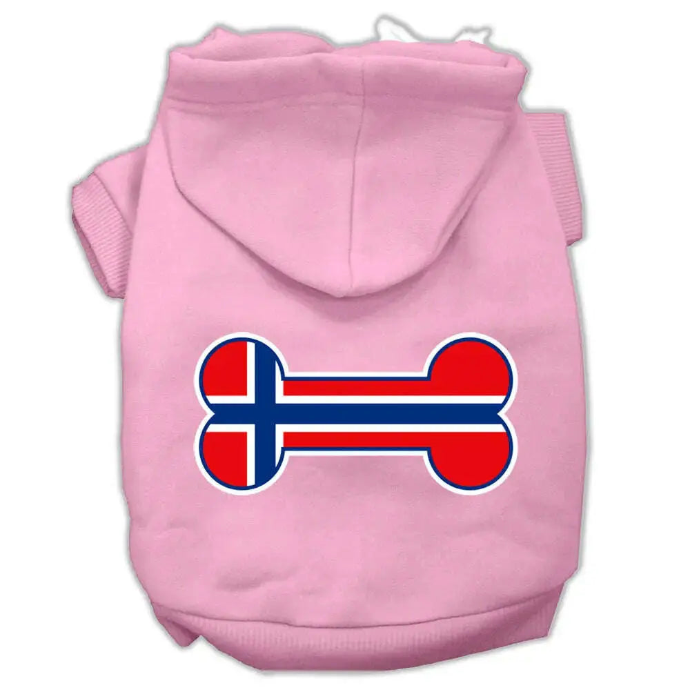 Bone-Shaped-Norway-Flag-Screen-Print-Pet-Hoodies-Light-Pink-Size-Xs-GreatEagleInc-319411917