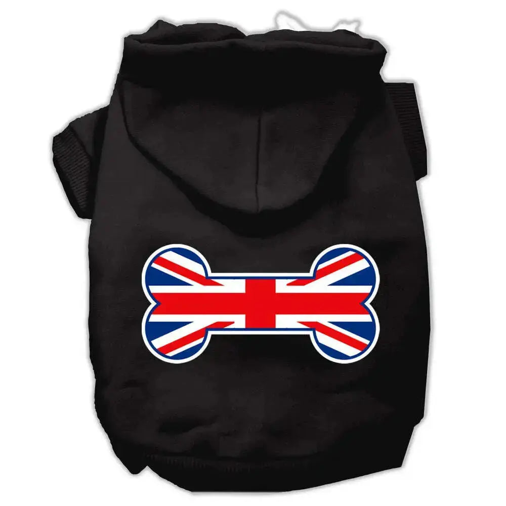 Bone-Shaped-United-Kingdom-_union-Jack_-Flag-Screen-Print-Pet-Hoodies-Black-Size-Xl-GreatEagleInc-319406830