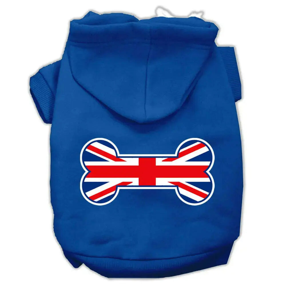Bone-Shaped-United-Kingdom-_union-Jack_-Flag-Screen-Print-Pet-Hoodies-Blue-Size-Xxl-GreatEagleInc-319405052