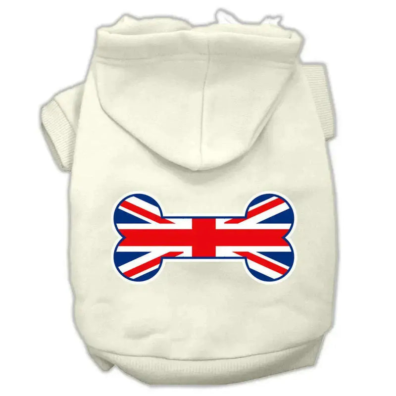 Bone-Shaped-United-Kingdom-_union-Jack_-Flag-Screen-Print-Pet-Hoodies-Cream-Size-Xl-GreatEagleInc-319406470