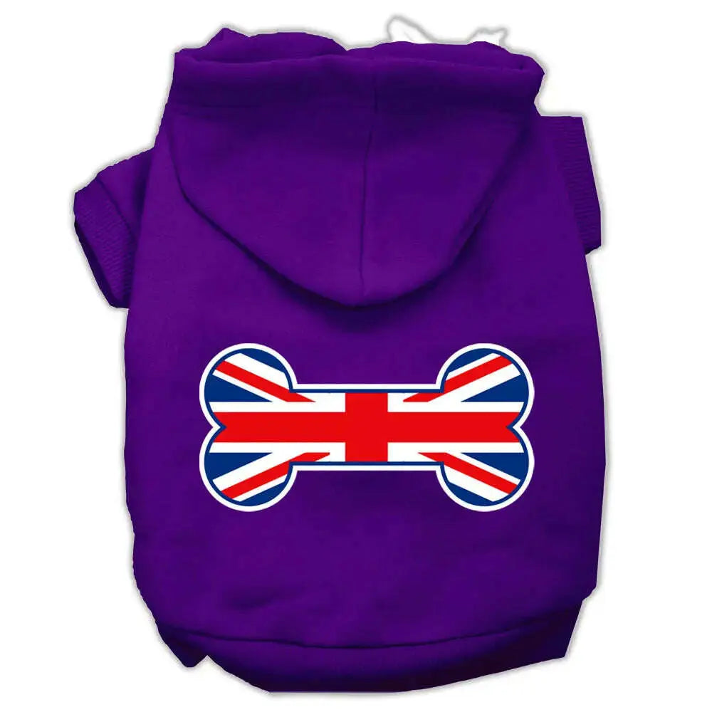 Bone-Shaped-United-Kingdom-_union-Jack_-Flag-Screen-Print-Pet-Hoodies-Purple-Size-Xs-GreatEagleInc-319405474