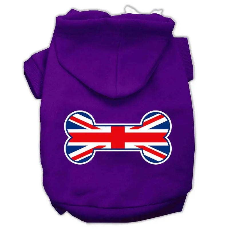 Bone-Shaped-United-Kingdom-_union-Jack_-Flag-Screen-Print-Pet-Hoodies-Purple-Size-Xxl-GreatEagleInc-319404442