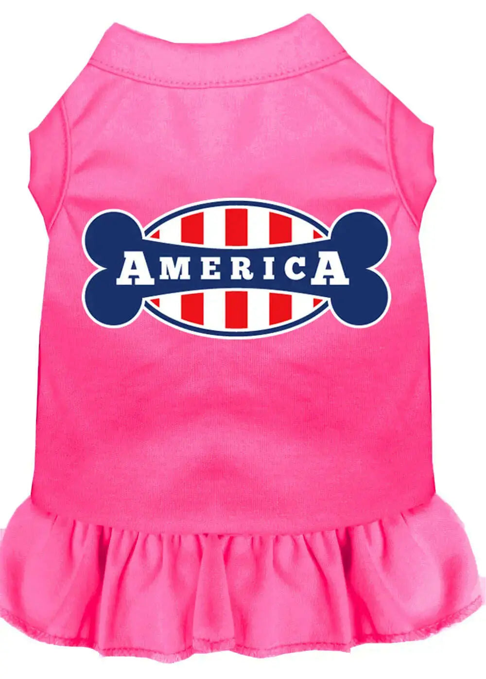 Bonely-In-America-Screen-Print-Dress-Bright-Pink-Xxxl-GreatEagleInc-333604992