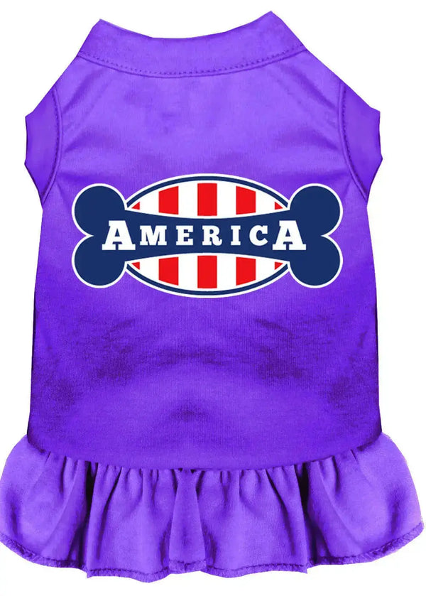 Bonely-In-America-Screen-Print-Dress-Purple-Med-GreatEagleInc-333748869