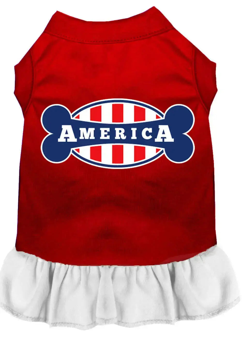 Bonely-In-America-Screen-Print-Dress-Red-With-White-Xl-GreatEagleInc-318879850
