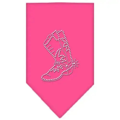 Boot-Rhinestone-Bandana-Bright-Pink-Large-GreatEagleInc-319070940