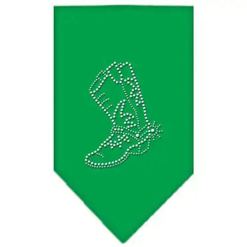 Boot-Rhinestone-Bandana-Emerald-Green-Large-GreatEagleInc-319070785