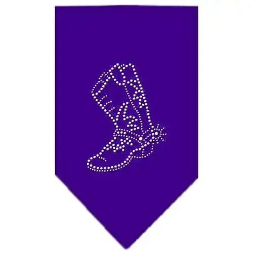 Boot-Rhinestone-Bandana-Purple-Large-GreatEagleInc-319070217