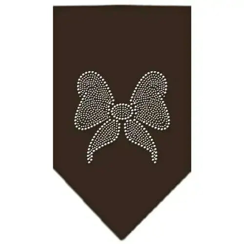 Bow-Rhinestone-Bandana-Cocoa-Large-GreatEagleInc-319068326