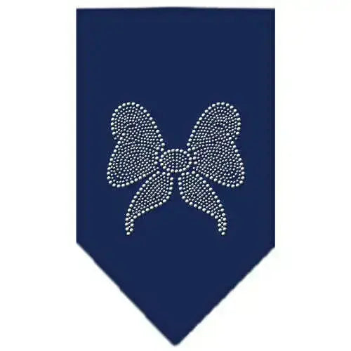 Bow-Rhinestone-Bandana-Navy-Blue-Small-GreatEagleInc-319067081