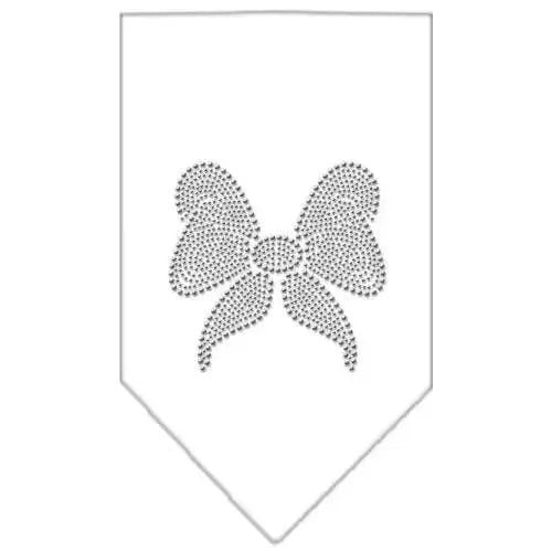 Bow-Rhinestone-Bandana-White-Large-GreatEagleInc-319067448