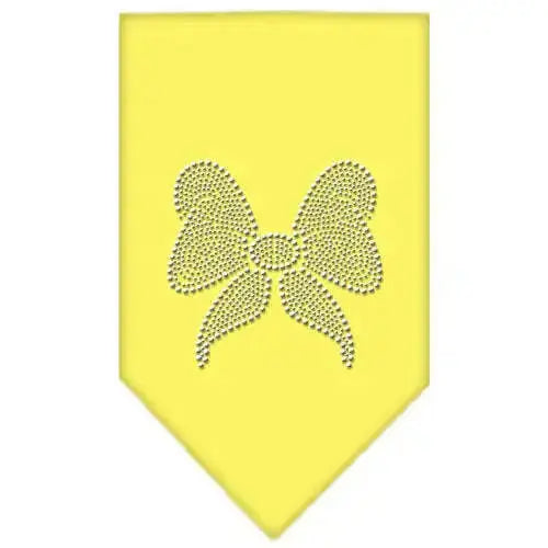 Bow-Rhinestone-Bandana-Yellow-Small-GreatEagleInc-319066435