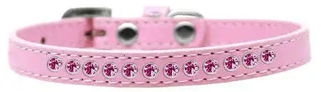 Bright-Pink-Crystal-Size-12-Light-Pink-Puppy-Collar-GreatEagleInc-333903970