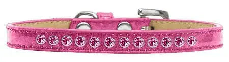 Bright-Pink-Crystal-Size-14-Pink-Puppy-Ice-Cream-Collar-GreatEagleInc-319622032