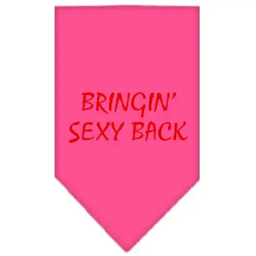 Bringin-Sexy-Back-Screen-Print-Bandana-Bright-Pink-Small-GreatEagleInc-333821122