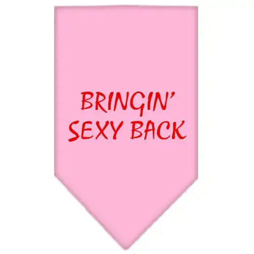 Bringin-Sexy-Back-Screen-Print-Bandana-Light-Pink-Small-GreatEagleInc-333820820