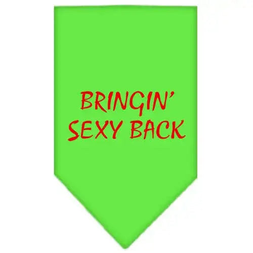 Bringin-Sexy-Back-Screen-Print-Bandana-Lime-Green-Small-GreatEagleInc-333820943