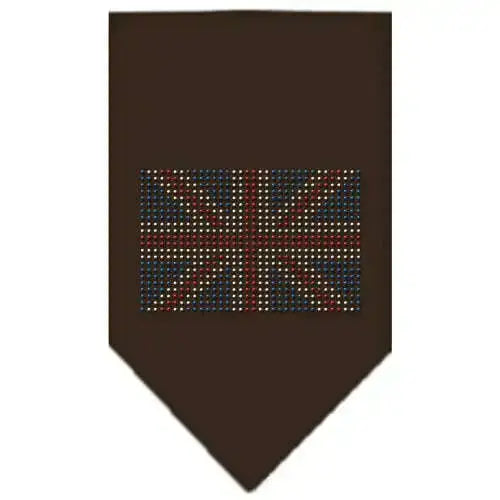 British-Flag-Rhinestone-Bandana-Cocoa-Large-GreatEagleInc-319066173