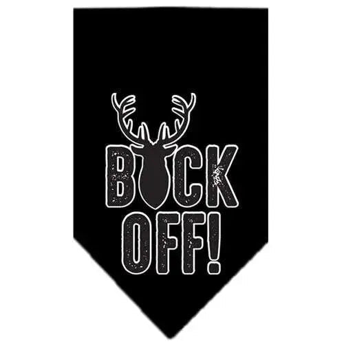 Buck-Off-Screen-Print-Bandana-Black-Large-GreatEagleInc-334288722