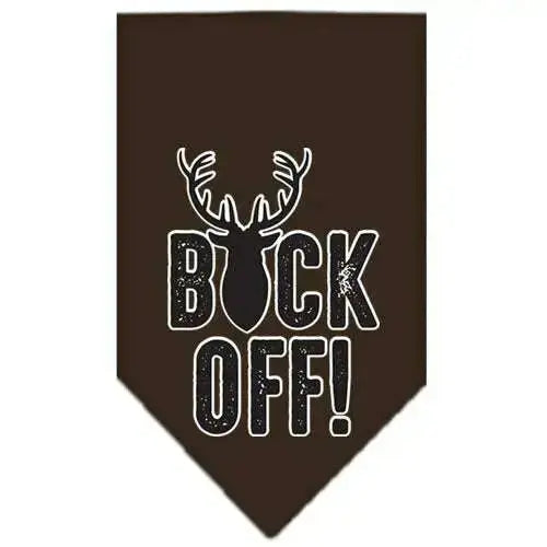 Buck-Off-Screen-Print-Bandana-Brown-Large-GreatEagleInc-334288923