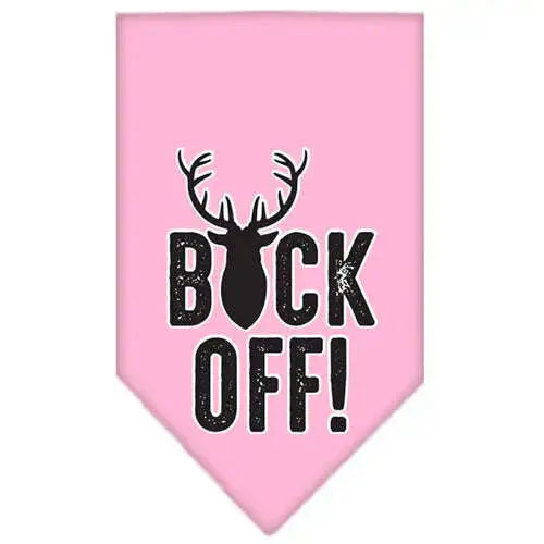 Buck-Off-Screen-Print-Bandana-Light-Pink-Large-GreatEagleInc-334289377