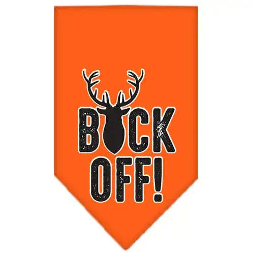 Buck-Off-Screen-Print-Bandana-Orange-Large-GreatEagleInc-334289524