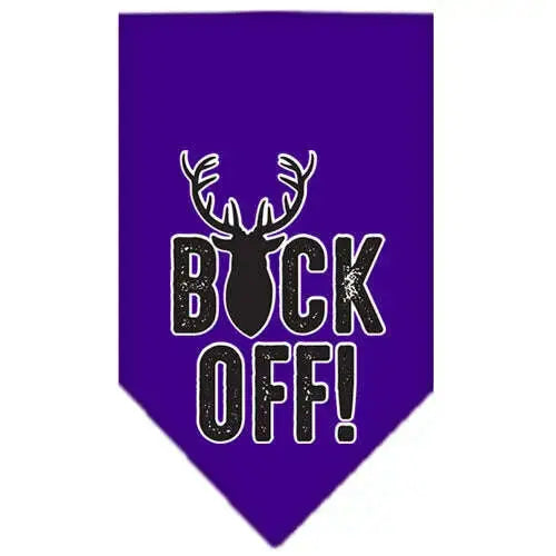 Buck-Off-Screen-Print-Bandana-Purple-Large-GreatEagleInc-334289620