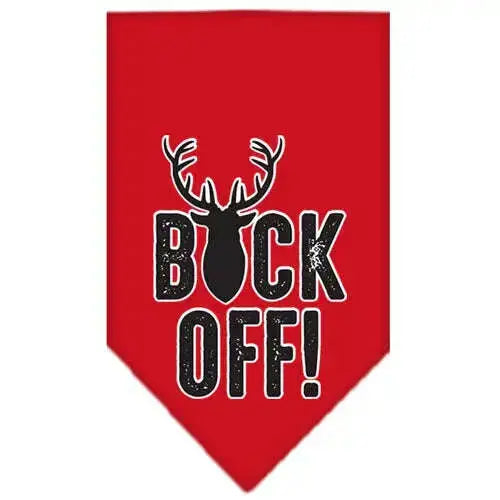 Buck-Off-Screen-Print-Bandana-Red-Small-GreatEagleInc-334290649