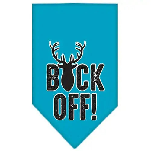 Buck-Off-Screen-Print-Bandana-Turquoise-Large-GreatEagleInc-334325998
