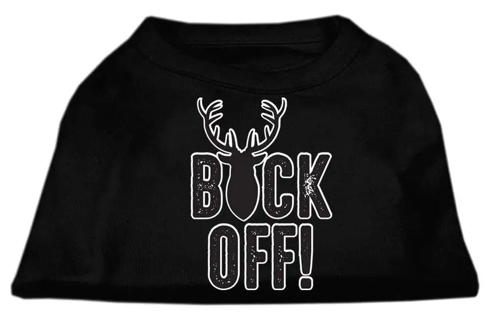 Buck-Off-Screen-Print-Dog-Shirt-Black-Xxxl-GreatEagleInc-334321944