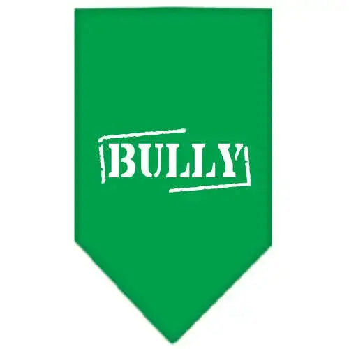 Bully-Screen-Print-Bandana-Emerald-Green-Small-GreatEagleInc-333836911