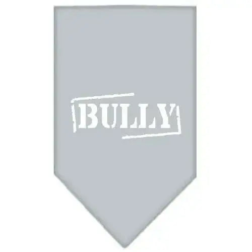 Bully-Screen-Print-Bandana-Grey-Small-GreatEagleInc-333820358