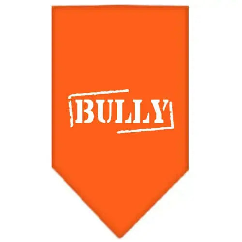 Bully-Screen-Print-Bandana-Orange-Small-GreatEagleInc-333942224
