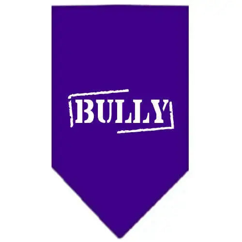 Bully-Screen-Print-Bandana-Purple-Large-GreatEagleInc-333837124