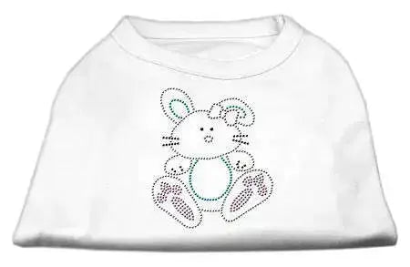 Bunny-Rhinestone-Dog-Shirt-White-Xxl-GreatEagleInc-318718886