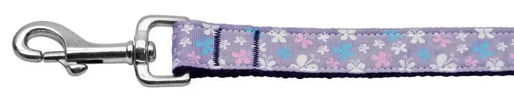 Butterfly-Nylon-Ribbon-Collar-Lavender-1-Wide-4ft-Lsh-GreatEagleInc-318780019